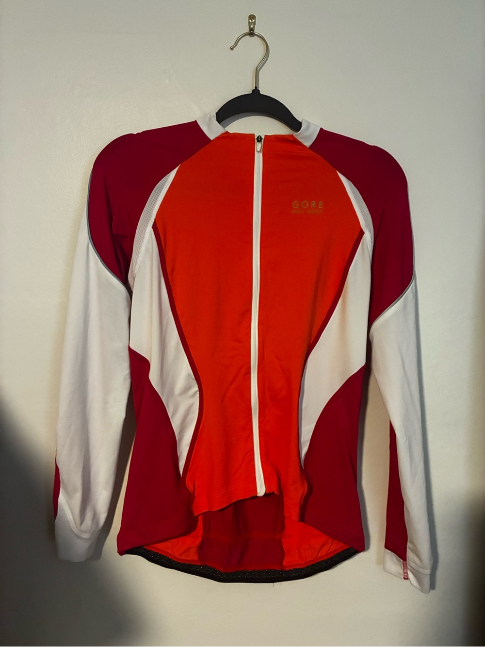 GORE Women’s Long Sleeve Cycling Jersey - Orange, Red & White